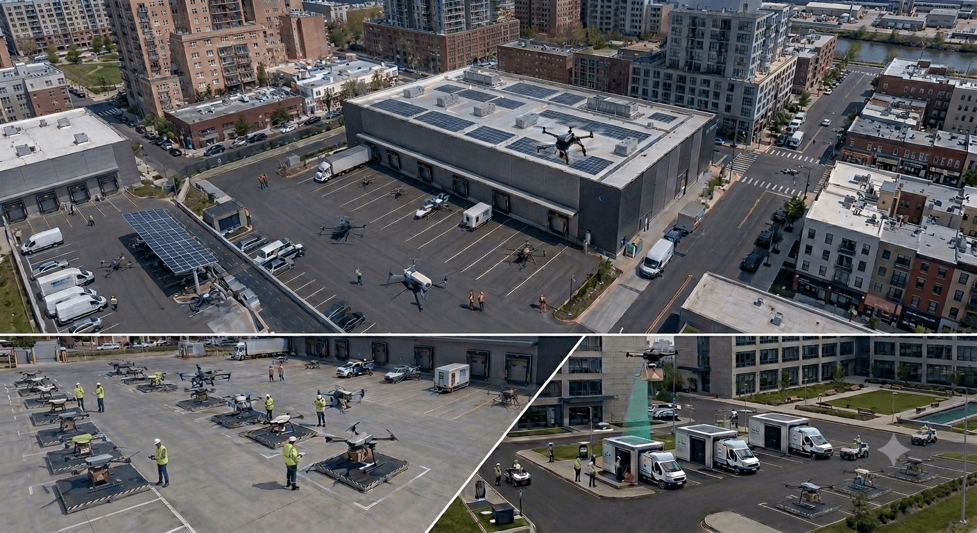 Companies with their own drones